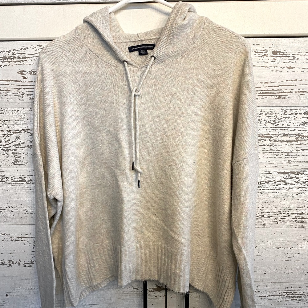 Lightweight Sweater with Hood